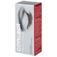 Concept Eyelashes And Eyebrows Color Cream - Крем-краска для бровей и ресниц, Графит, 30+20 мл