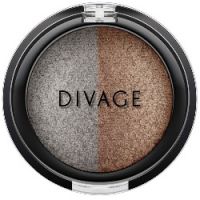 Divage Colour Sphere Eye Shadow - Тени для век запеченные, двухцветные, тон 33, серо-коричневый, 3 гр