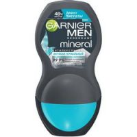 Garnier Men Mineral - Дезодорант ролик, Эффект чистоты, 50 мл
