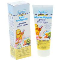 Babyline Baby toothpaste - Зубная паста детская со вкусом жвачки Тутти-Фрутти, 75 мл