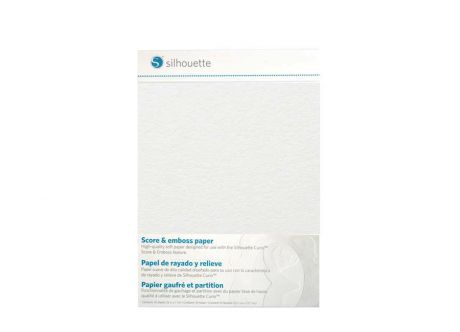 Бумага для тиснения и биговки (12.7 x 17.7 см, 10 листов) для плоттеров Silhouette Curio