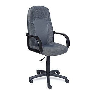 Кресло компьютерное TetChair Парма (Parma) Доступные цвета обивки: Серая ткань + серая сетка