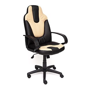 Кресло компьютерное TetChair Neo 1 Доступные цвета обивки: Искусств. чёрная + бежевая кожа