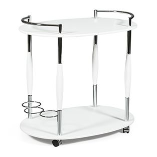 Сервировочный столик SC-5037-W ivory Доступные цвета: Белый