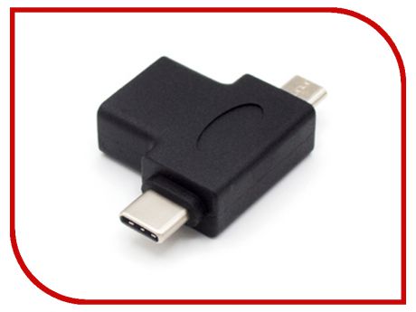 Аксессуар KS-is OTG 2в1 USB F- MicroUSB M/USB Type C M KS-360