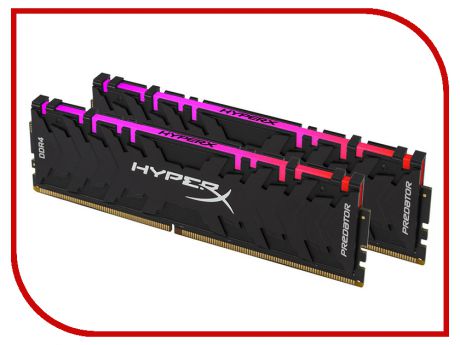 Модуль памяти Kingston HyperX Predator RGB DDR4 DIMM 3000MHz PC4-24000 CL15 - 32Gb KIT (2x16Gb) HX430C15PB3AK2/32
