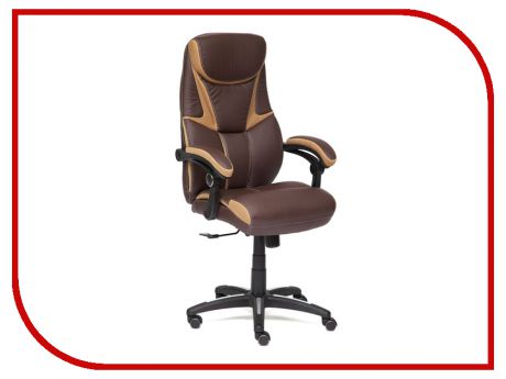 Компьютерное кресло TetChair Cambridge искусственная кожа Brown-Bronze 36-36/21