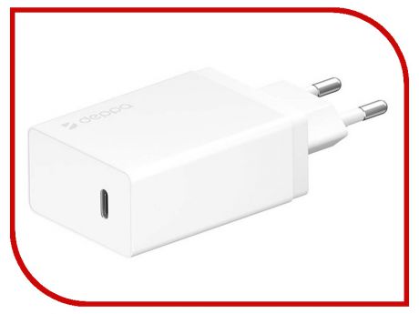 Зарядное устройство Deppa USB Type-C White DEP-11388