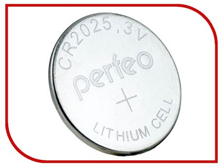 Батарейка Perfeo CR2025/1BL Lithium Cell (1 штук)