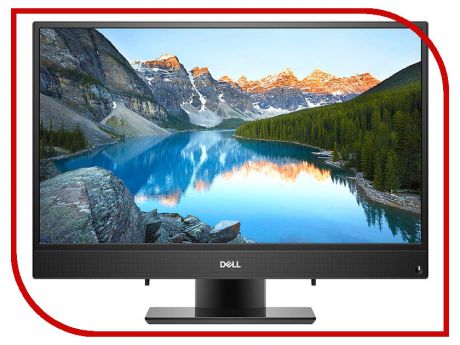 Моноблок Dell Inspiron 3477 Black 3477-8090 (Intel Core i5-7200U 2.5 GHz/8192Mb/1Tb + SSD 128Gb/GeForce MX110 2048Mb/Wi-Fi/Cam/23.8/1920x1080/Windows 10 Home)