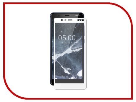Аксессуар Защитное стекло для Nokia 5.1 Optmobilion 2.5D White