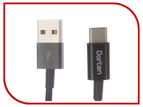 Аксессуар Dorten Classic Series USB-C to USB 1m Black DN303200
