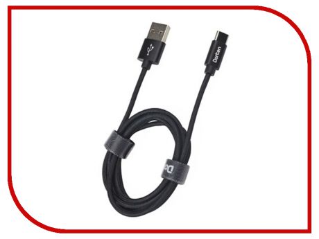 Аксессуар Dorten Metallic Series USB-C to USB 2m Black DN303401