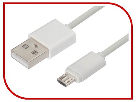 Аксессуар Greenconnect USB 2.0 AM - Micro B 5pin 3m White GCR-51134