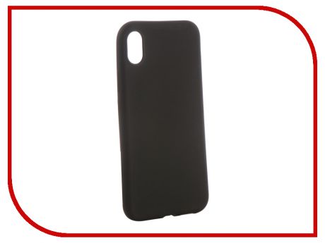 Аксессуар Чехол для APPLE iPhone XR Brosco Softtouch Silicone Black IPXR-TPU-ST-BLACK