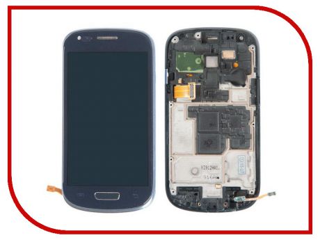 Дисплей RocknParts для Samsung Galaxy S3 Mini GT-I8190 Pebble Blue 324052