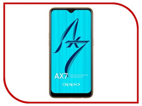 Сотовый телефон OPPO AX7 3/64GB Glaring Gold