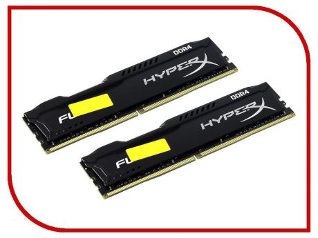 Модуль памяти Kingston HyperX Fury DDR4 DIMM 2400MHz PC4-19200 CL15 - 32Gb KIT (2x16Gb) HX424C15FBK2/32