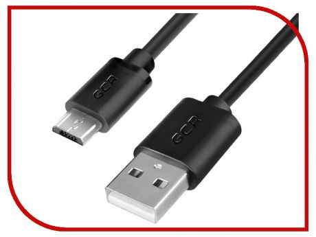 Аксессуар Greenconnect USB 2.0 AM - Micro B 5pin 2m Black GCR-UA8MCB6-BB2S-2.0m