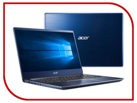 Ноутбук Acer Swift SF314-56G-704Q NX.H4XER.005 (Intel Core i7-8565U 1.8 GHz/8192Mb/512Gb SSD/nVidia GeForce MX150 2048Mb/Wi-Fi/Cam/14.0/1920x1080/Windows 10 64-bit)