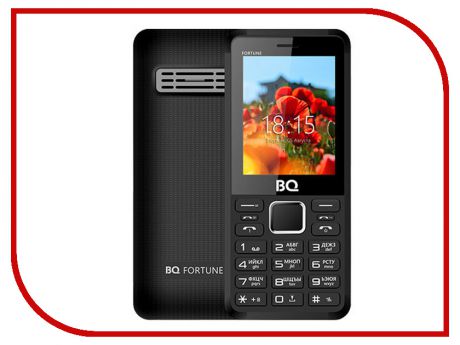 Сотовый телефон BQ BQ-2436 Fortune Power Black-Grey