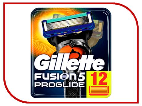Аксессуар Сменные кассеты Gillette Fusion ProGlide 12шт 81424007