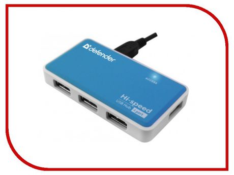 Хаб USB Defender Quadro Power USB 4-ports 83503