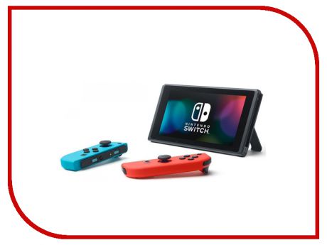 Игровая приставка Nintendo Switch Red-Blue + Mario Kart 8 Deluxe