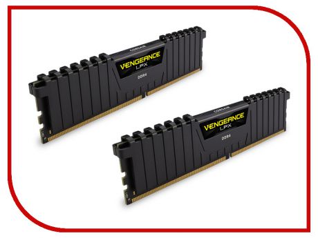 Модуль памяти Corsair Vengeance LPX DDR4 DIMM 2400MHz PC4-19200 CL16 - 8Gb KIT (2x4Gb) CMK8GX4M2A2400C16