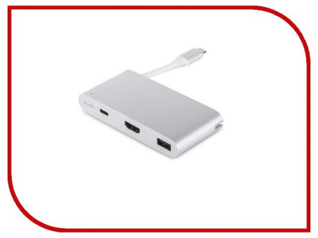 Адаптер Moshi USB-C Multiport Adapter Silver 99MO084204