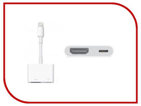 Аксессуар APPLE Lightning to Digital AV Adapter MD826ZM/A