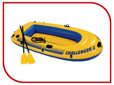 Лодка Intex Challenger-2 Set 68367
