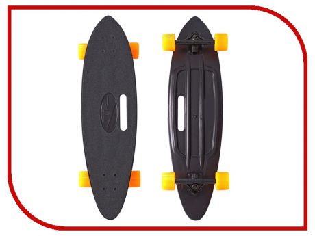 Скейт Y-SCOO Longboard Shark Black-Orange 409-B