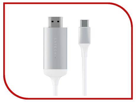 Аксессуар Satechi Aluminum Type-C TO HDMI Cable 4K 60HZ Silver ST-CHDMIS