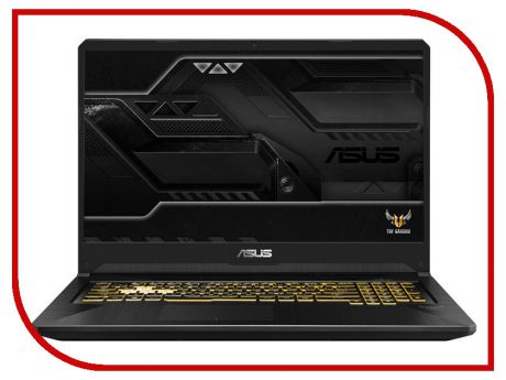 Ноутбук ASUS ROG FX705GE-EW176 Gunmetal Black 90NR00Z1-M03510 (Intel Core i5-8300H 2.3 GHz/8192Mb/1000Gb+128Gb SSD/nVidia GeForce GTX 1050Ti 4096Mb/Wi-Fi/Bluetooth/Cam/17.3/1920x1080/DOS)