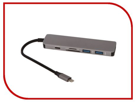 Хаб USB Gurdini USB-C Epxpander to USB-C/HDMI 4K/USB3.0/Card Reader для APPLE MacBook Graphite 907841