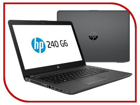 Ноутбук HP 240 G6 4BD04EA (Intel Core i5-7200U 2.5 GHz/4096Mb/500Gb/DVD-RW/Intel HD Graphics/Wi-Fi/Bluetooth/Cam/14.0/1366x768/DOS)
