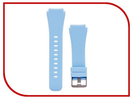 Аксессуар Ремешок для Samsung Gear S3 Frontier/Gear S3 Classic/Galaxy Watch 46mm Activ Silicone Light Blue 93086
