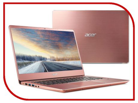 Ноутбук Acer Swift SF314-56-36XF Pink NX.H4GER.001 (Intel Core i3-8145U 2.1 GHz/8192Mb/128Gb SSD/Intel HD Graphics/Wi-Fi/Bluetooth/Cam/14.0/1920x1080/Linux)