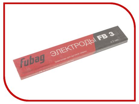 Аксессуар Электроды с рутиловым покрытием Fubag FB 3 D3.0mm пачка 900гр 38859