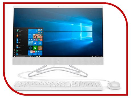 Моноблок HP 22-c0017ur AiO White 4HE78EA (Intel Pentium J5005 1.5 GHz/8192Mb/1Tb/No ODD/nVidia GeForce MX110 2048Mb/Wi-Fi/Bluetooth/Cam/21.5/1920x1080/Windows 10)