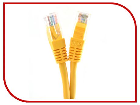 Сетевой кабель Belsis UTP cat.5e RJ45 0.5m Yellow BW1487