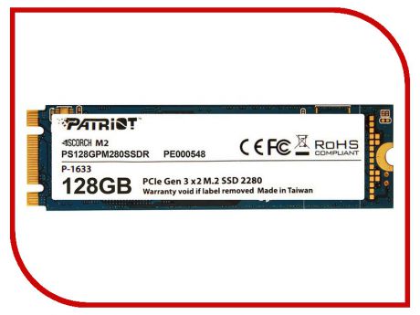 Жесткий диск 128Gb - Patriot Memory Scorch PS128GPM280SSDR