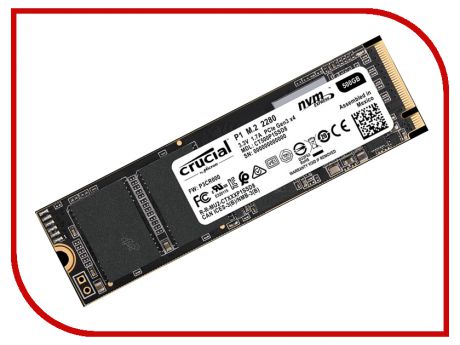 Жесткий диск 500Gb - Crucial P1 SSD CT500P1SSD8