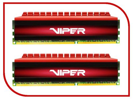 Модуль памяти Patriot Memory Viper 4 DDR4 DIMM 3733Mhz PC4-29800 CL17 - 16Gb KIT (2x8Gb) PV416G373C7K