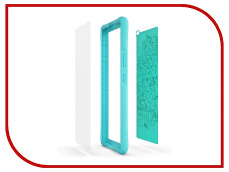 Аксессуар Чехол Lenovo Tab 4 8 Plus Kids Case Turquoise-WW ZG38C01707