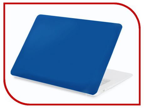 Аксессуар Чехол 13-inch Gurdini для APPLE MacBook Air 13 New 2018 Plastic Matt Blue 907741