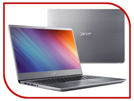 Ноутбук Acer Swift 3 SF314-54G-81P9 Silver NX.GY0ER.007 (Intel Core i7-8550U 1.8 GHz/8192Mb/256Gb SSD/nVidia GeForce MX150 2048Mb/Wi-Fi/Bluetooth/Cam/14.0/1920x1080/Linux)