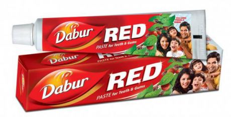 Зубная паста красная red toothpaste Dabur (200 мл)