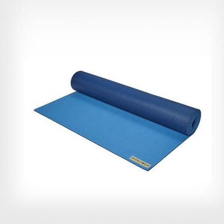 Коврик для йоги Jade Harmony 5 мм из каучука (2,3 кг, 180 см, 5 мм, темно-синий / slate blue & midnight blue, 60см)